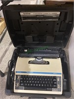 Brothers electric typewriter with a molded