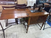 Vintage domestic sewing machine with a nice