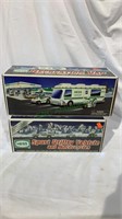 2 Hess truck and car recreation van with dune