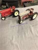 2 toy international tractors