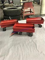 3 toy barg box trailers