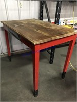 wood table 27" X 41"