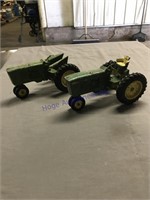 2 JD toy tractors
