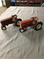 2 international toy tractors