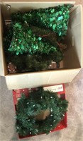 BOX OF ASSORTED CHRISTMAS ITEMS