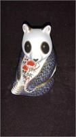 ROYAL CROWN DERBY - PANDA WITH GOLD BUTTON