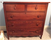 Vintage 2 over 3 Chest of Drawers