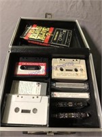 case with cassettes