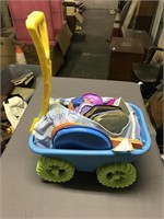 toy wagon with toys
