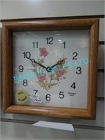 1X, TEMPO T945 WALL CLOCK (REAL FLOWERS)