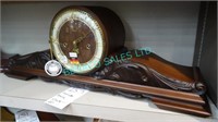 1X,HERMLE WEST. 28" MANTLE CLOCK ($2500.00 RETAIL)