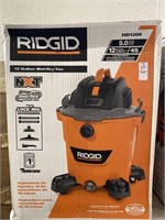 RIDGID HD1200 12 gallon wet dry vac, 5.0 peak hp,