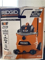 RIDGID HD1800 16 gallon wet dry vac, 6.5 peak hp,