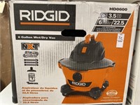 RIDGID HD0600 6 gallon wet dry vac, 3.5 peak hp,