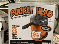 BUCKET HEAD BH0100 wet dry vac, turn your bucket