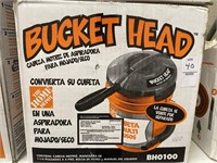 BUCKET HEAD BH0100 wet dry vac, turn your bucket