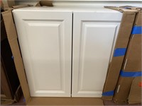 Hampton Bay 30” wall cabinet, white finish,