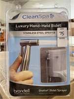 Clean Spa Luxury hand-held Bidet, stainless steel