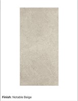 Daltile Porcelain Floor Tile, Beige, 11-11/16 x