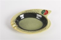B/A (GREEN/RED) EMBOSSED BEAUCEWARE  ASHTRAY