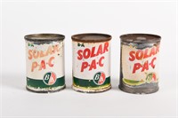 LOT OF 3 B/A (GREEN/RED) SOLAR P.A.C. 4 OZ. CANS