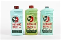 LOT 3 B/A (GREEN/RED) OUTBOARD OIL CONTAINERS