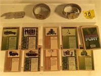 Army Trading Cards, Watch, Cap Opener Waltham 17