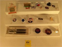 Shriner Pen & Pencil Set, Political Pins 1973