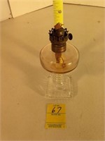 Clear Minatare Kerosene Lamp Very Good Condition