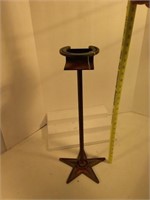 Steel horseshoe and star drink stand/holder