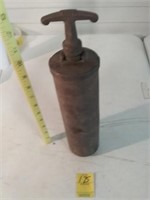 Brass Fire Extinguisher, "Safety Phlar Pump"