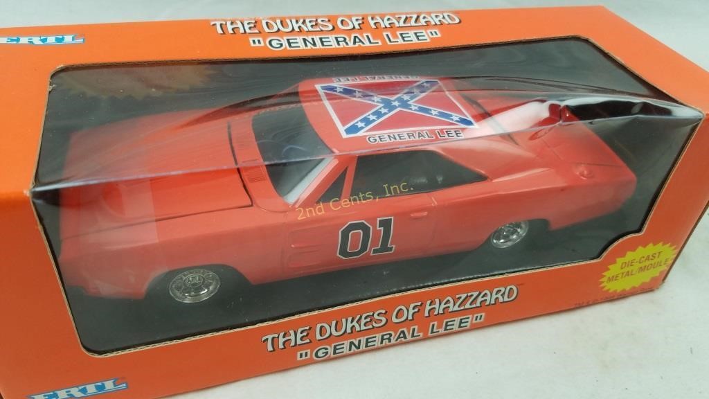 1969 Dodge Charger Dukes Of Hazzard General Lee 1/18 Diecast Car Model By  Autoworld AMM964 