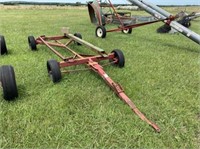 Header trailer, pin hitch, tires poor 185/60-14