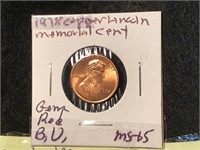1978 Copper Lincoln Memorial Cent
