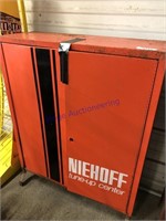 Niehoff tune-up center metal cabinet, 11x30x38.5
