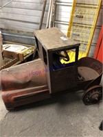 Old pedal car