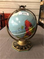 9-inch world globe