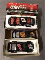 Set of 4 die-cast race cars