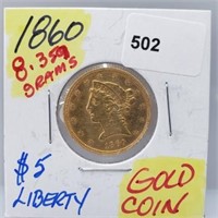 Gold & Silver Coins and Jewelry Auction! Thursday 7/23 6 pm