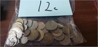 BAG OF FORIEGN COINS