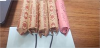 (5) ROLLS WHEAT PENNIES 1950'S