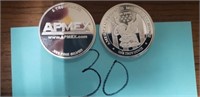 (2) TROY OUNCES OF .999 FINE SILVER ROUNDS