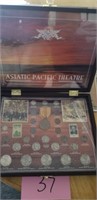 ASIAN PACIFIC THEATRE SET VERY NICE W/DISPLAY CASE