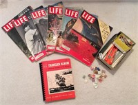 Vintage LIFE and worldwide stamps
