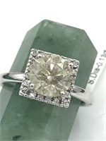 14K White Gold Diamond Ring - $17K Value!!!