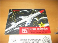 1957 SECRET SQUADRON MANUAL AND CODE BOOK