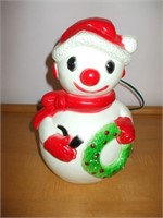 VINTAGE UNION PRODUCTS LIGHTED SNOWMAN