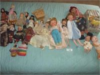 LARGE GROUPING OF DOLLS AND ACCESSORIES