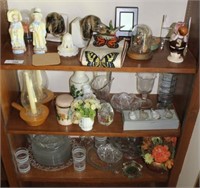 GLASSWARE AND HOUSEHOLD DECORATIONS