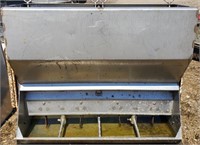 Stainless steel hog feeder measures 36” high 16”